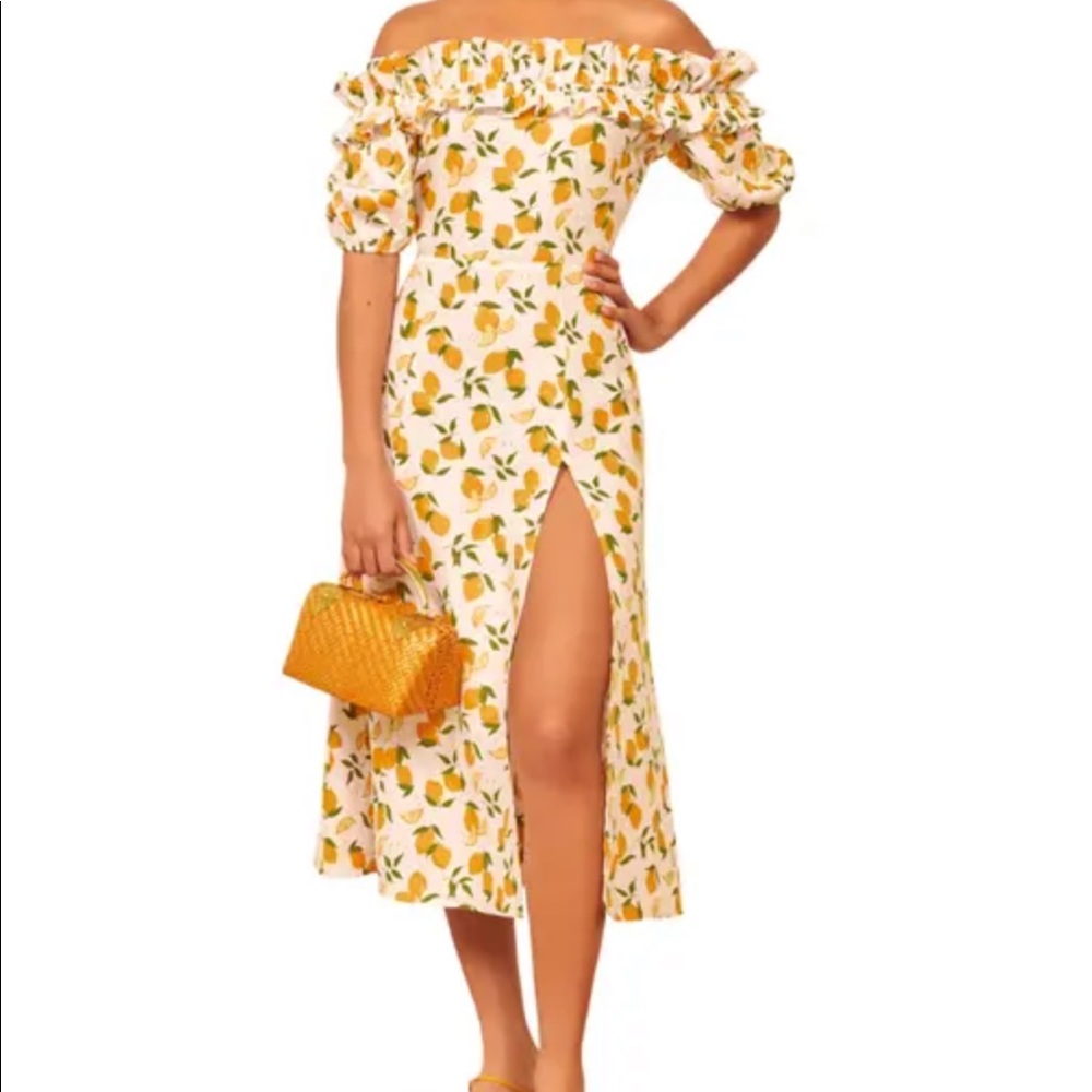 Reformation Marley Dress - Lemonade